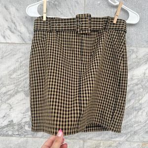 Hollister Checkered Skirt